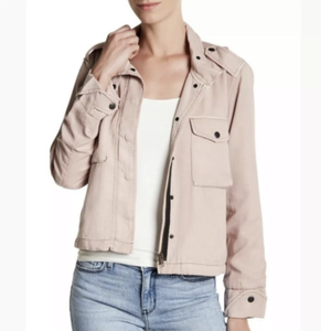 dusty rose jean jacket