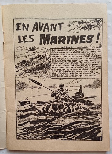 C1 Hugo PRATT - PANACHE 1962 Imperia EN AVANT LES MARINES Complet 2 Numeros EO