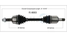 Surtrack Front Driver Left New CV Axle Shaft FI-8003