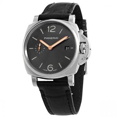 New Panerai Luminor Due 42 mm Steel Automatic Anthracite Watch PAM01250