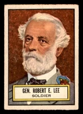 1952 Topps Look 'N See #34 Gen. Robert E. Lee VG/EX *e1