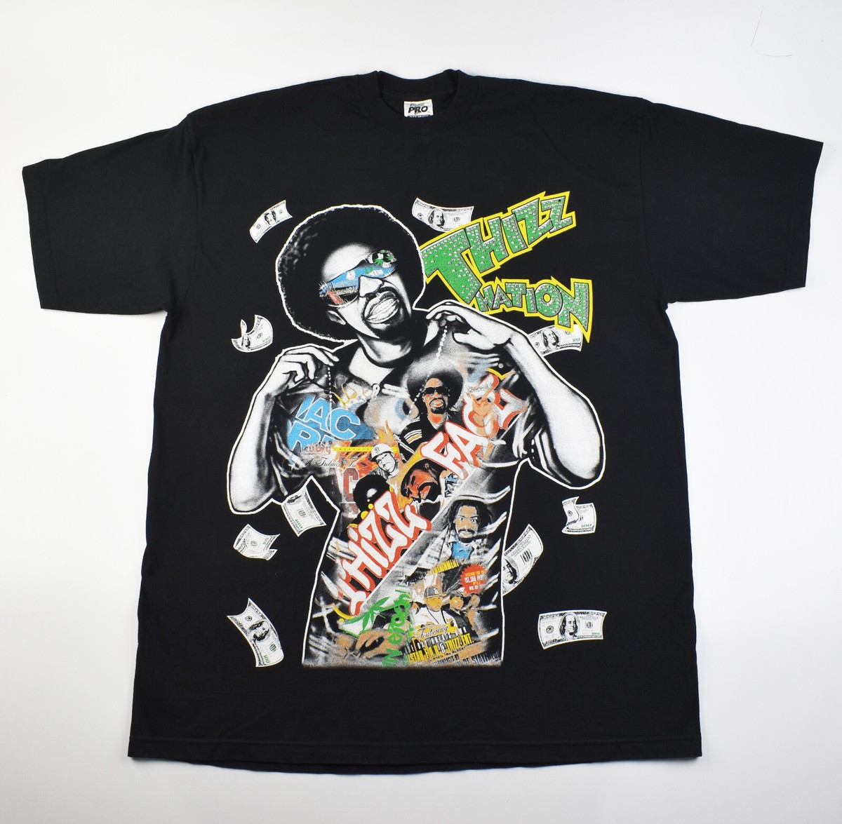 Vintage T PRO Mac Dre Thizz Nation Thizz Face Rap Tee Shirt