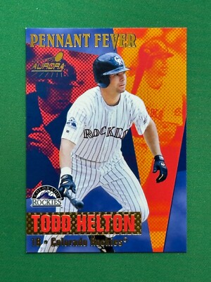 1999 Pacific Aurora Baseball Pennant Fever #9 Todd Helton