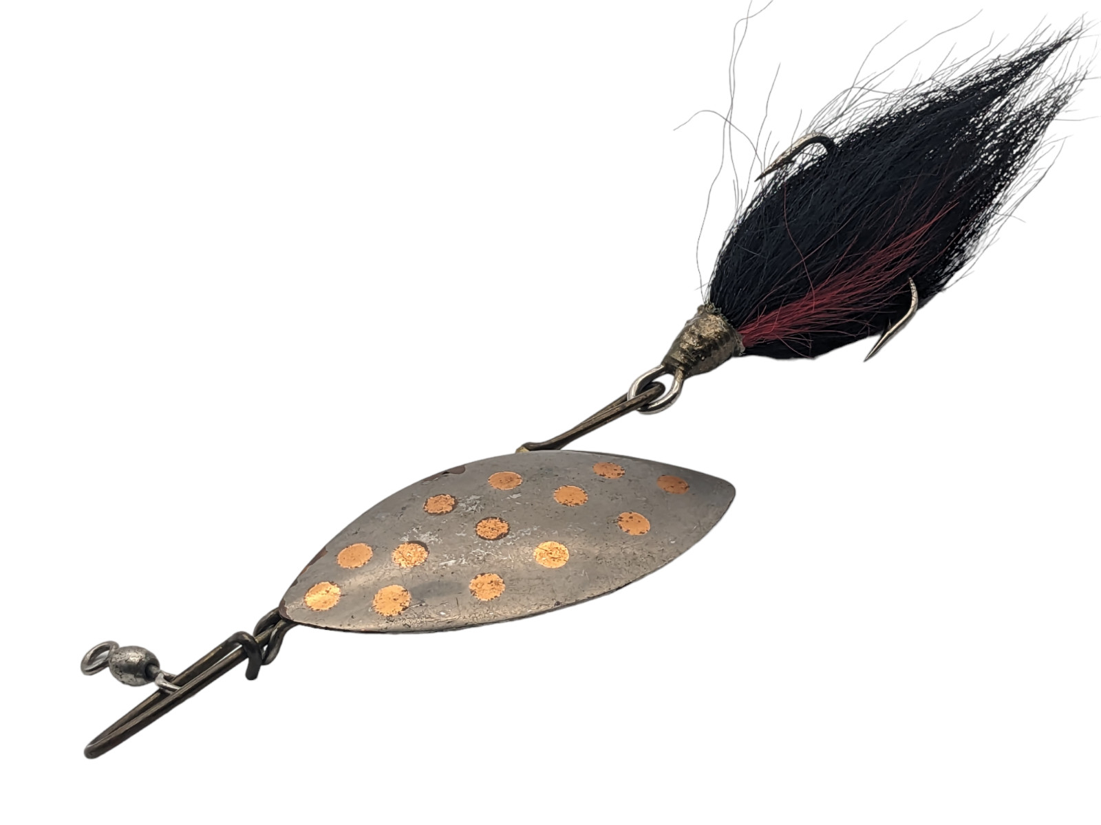 Vintage Herter's Musky Killer  Spinnerbait Dressed Treble Hook-Free Shipping