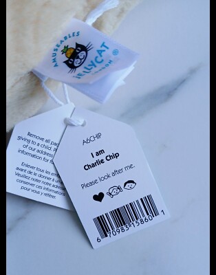 RARE Charlie Chip Jellycat - EXCLUSIVE to Selfridges London - BNWT