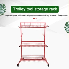 3 Shelf Storage Shelving Innovative Parts Carts Body Shop Tools Storage Rack
