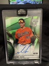 2025 Topps Chrome Black Coby Mayo RC Auto Green /99  #CBA-CMA