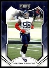 2021 Panini Playoff Jeffery Simmons Tennessee Titans #73