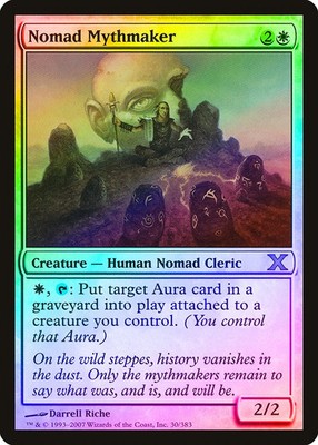 Nomad Mythmaker FOIL 10th Edition PLD White Rare MAGIC MTG CARD ABUGames