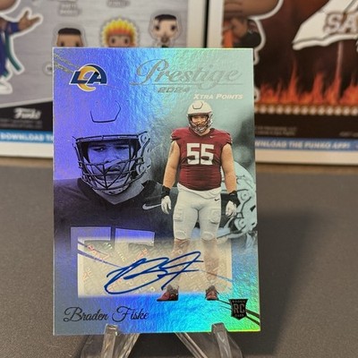 2024 Panini Prestige Braden Fiske Auto Xtra Points Signatures Premium RC #326