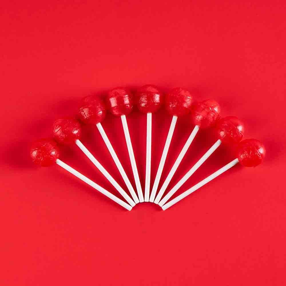 Dum Dums Cherry Lollipops - Bulk Candy Box with Individually... 