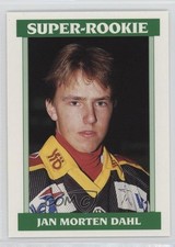 1992 Semic Hockey Norwegian Elite Series Super-Rookie Jan Morten Dahl #215 0cp0
