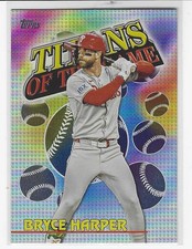 2026 Bryce Harper Topps Series 1 Celebration Titans of the Game Phillies TOG-18