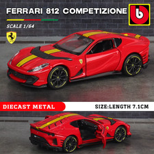 Ferrari 812 Competizione 1:64 Aleación Diecast Modelo Coche Coleccionable Regalo Juguete