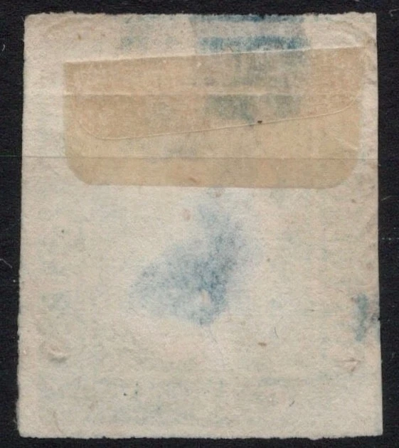 1859 Sicilia [Sass 8; Sc 13] - 2 gr. azzurro III tavola - 4 fine margins thin