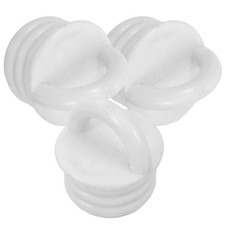3Pcs White Rubber Stopper for Mop Bucket Durable Leakproof Outlet Plugs