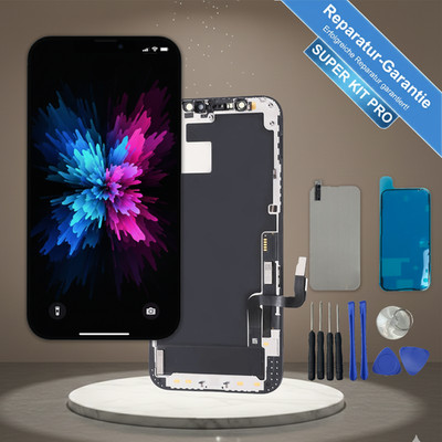 iPhone 12 / 12 Pro Display SELF REPAIR SUPER KIT PRO LCD OLED Ersatz Bildschirm