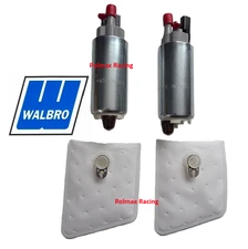 2 new Walbro 255lph fuel pumps upgrade kit for 2003-04 SVT Cobra - made in USA