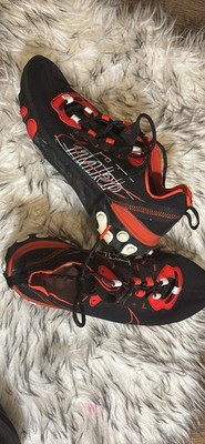 Nike React Element 55 CK9285-001 Script Swoosh Black Red Men's Sneaker