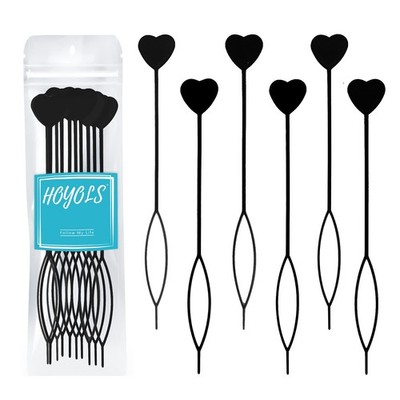 12pcs Quick Topsy Tail Hair Beader for Braiding Beads on Braids, Loop Threade...