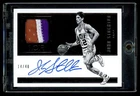 2016-17 Panini Noir John Stockton Game Used Prime Chunky Patch On Card Auto /40