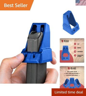 Blue Universal Speedloader for Double Stack Magazines - Fast & Portable Design
