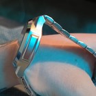 Skeleton Dial Analog Cushion Case Stainless Steel Bracelet Watch 100m Aj Jewlers — photo 3