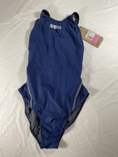 Arena Women  s Powerskin ST Next Open Back Racing Swimsuit Navy Size 32