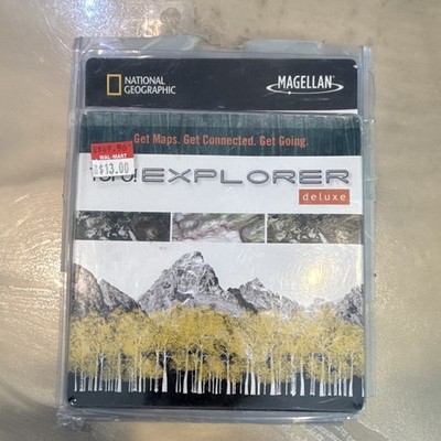 Magellan Topo Explorer Deluxe Maps Software National Geographic Sealed