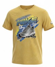T-shirt Nike Sportswear Air Max 97 Racing grafica gialla DR8000-752 -Taglia S -Nuova con etichette