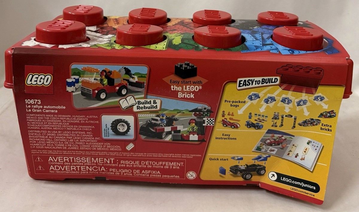 LEGO Juniors 10673 Race Car Rally 350 Pieces Brand New Sealed