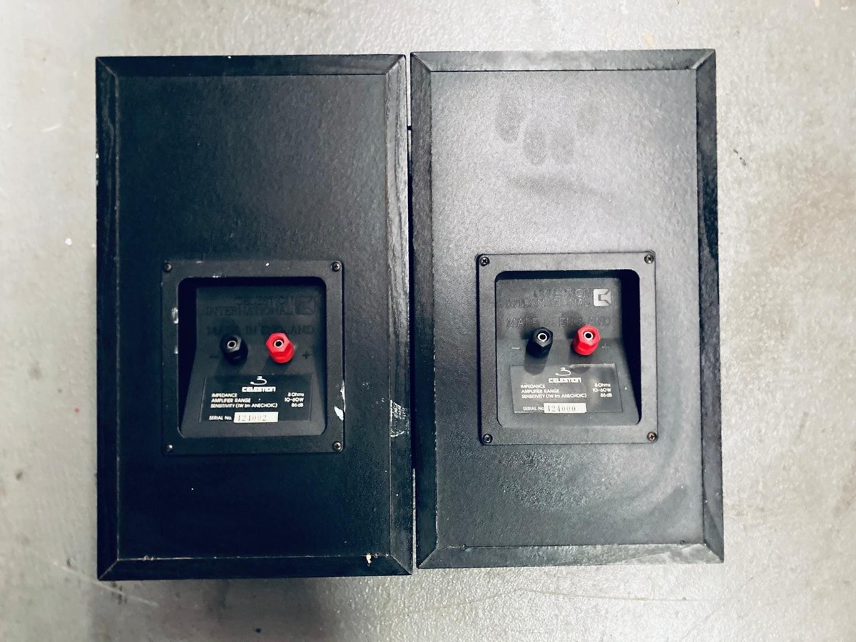 Vintage CELESTION 3 Mk2 Black Bookshelf Stereo speakers | eBay