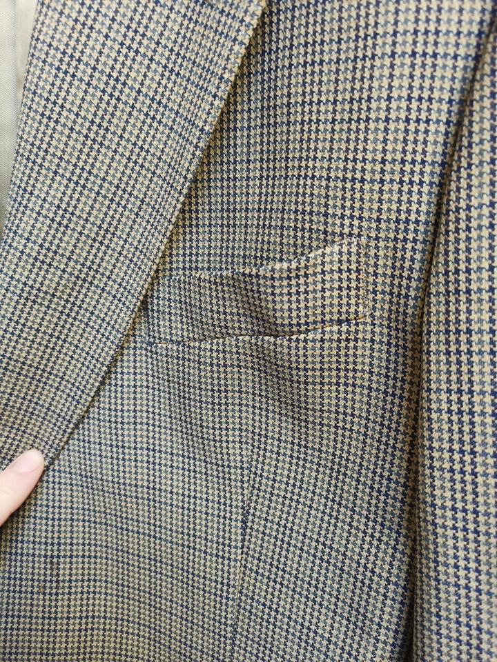 Vintage Jaeger Mens Jacket Tweed Size 54R Wool - Image 4 of 4