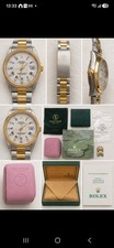 Rolex Oster Two Tone with Box and Papers 18ct Yellow Gold