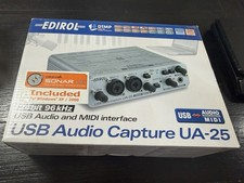 Roland Edirol UA-25 USB Audio MIDI Interface 24-Bit 96kHz Original Box
