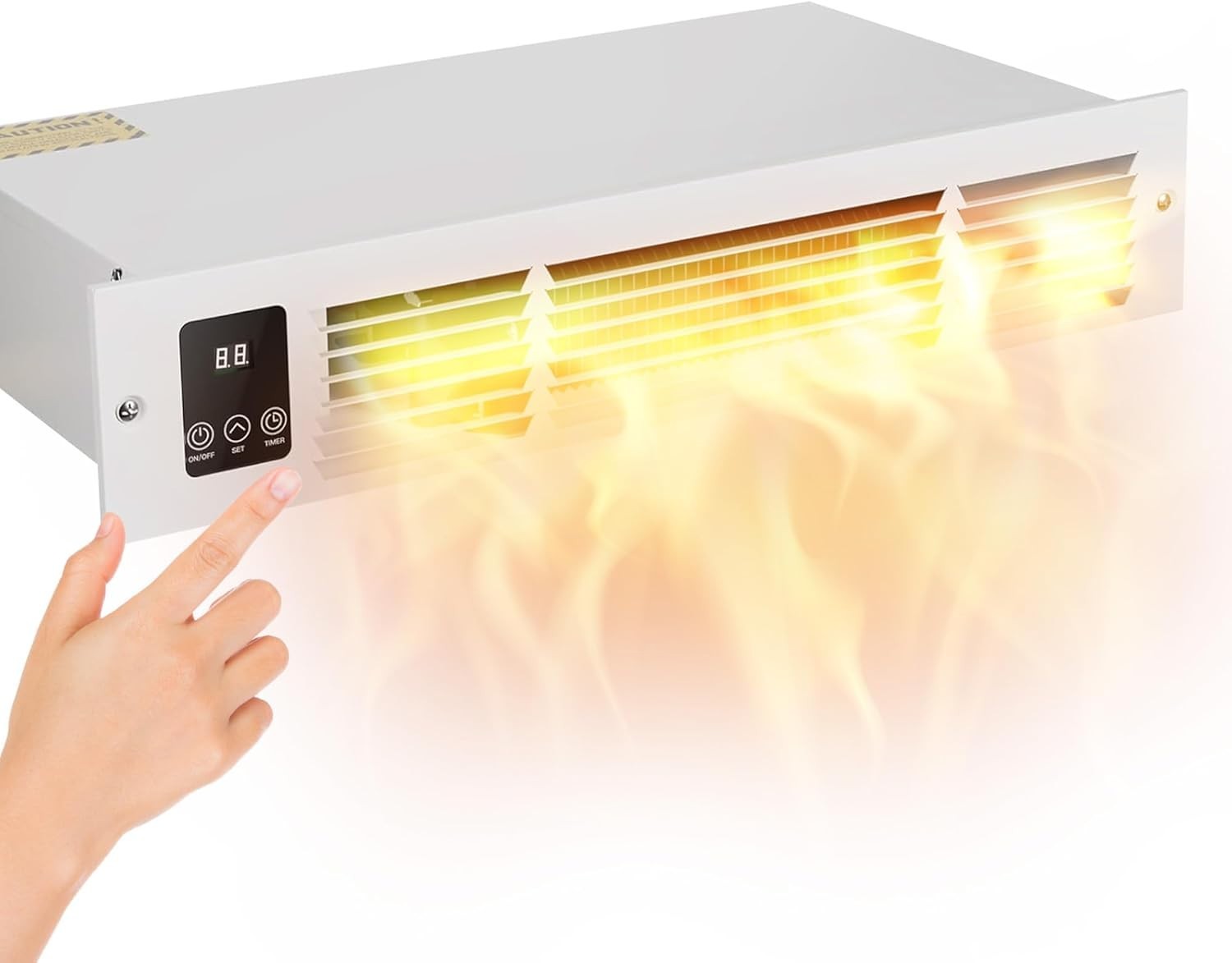 1500W Kick Space Heater, 5200 BTU, Touch Screen, Covers 150 