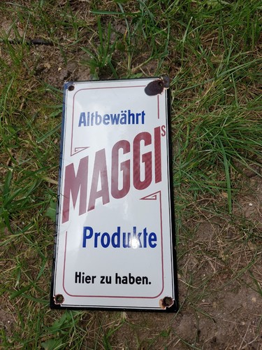 Maggi Emailleschild Türschild Emailschild Reklameschild Werbeschild - Picture 2 of 5