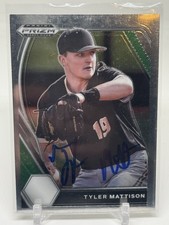 2021 Prizm Draft Tyler Mattison PDP104 Base Detroit Tigers SIGNED