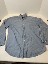 Ralph Lauren Boy s Shirt XL 100 Cotton Light Blue Long Sleeve Button Down