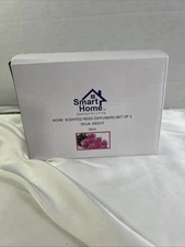 Smart Home Rose Scented Reed Diffuser Set Of 3 New In Box Aromatherapy 30 mL