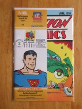 1998 First Day Of Issue (1938/50th Anniv.) ACTION COMICS #1 Stamp/Comic (NM)
