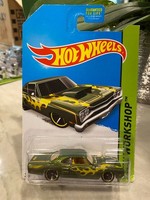2014 Hot Wheels 212 Workshop-Heat Fleet '69 Dodge Coronet Superbee GrüN 1:64