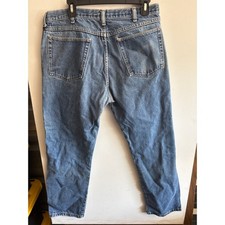 Wrangler 36x30 made in USA Relaxed Fit Jeans Classic Blue Denim Everyday Wear
