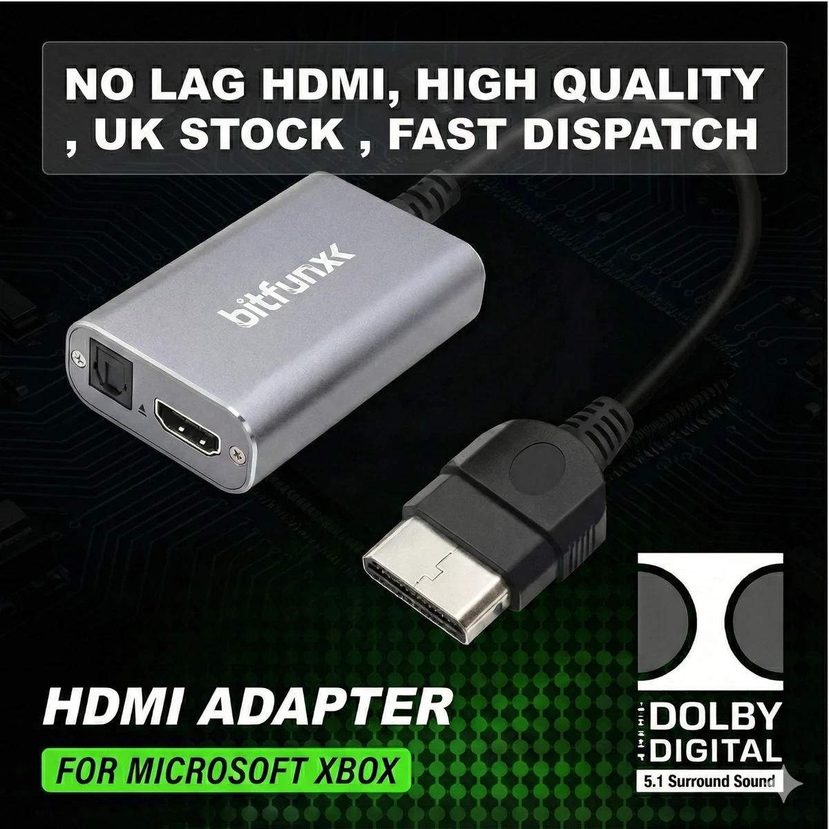 Xbox Original Konsole HDMI Kabel Adapter Classic Xbox HDMI Konverter OG Xbox