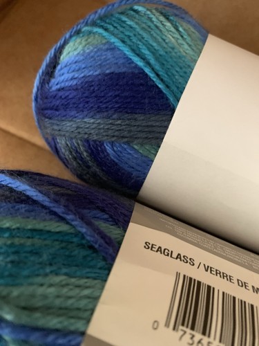 Red Heart Soft Yarn SEAGLASS 2 Skeins 4oz ea **Discontinued - Picture 4 of 4