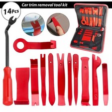 14Pcs Car Trim Removal Pry Tool Molding Kit Panel Door Dash Interior Clip Set UK