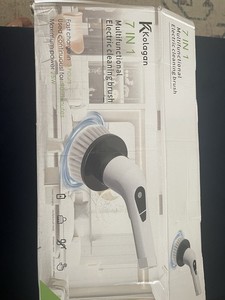 Kolagan 7 IN 1 Multifunctional Electric Power Brush, Multiple Heads, White/Blac…