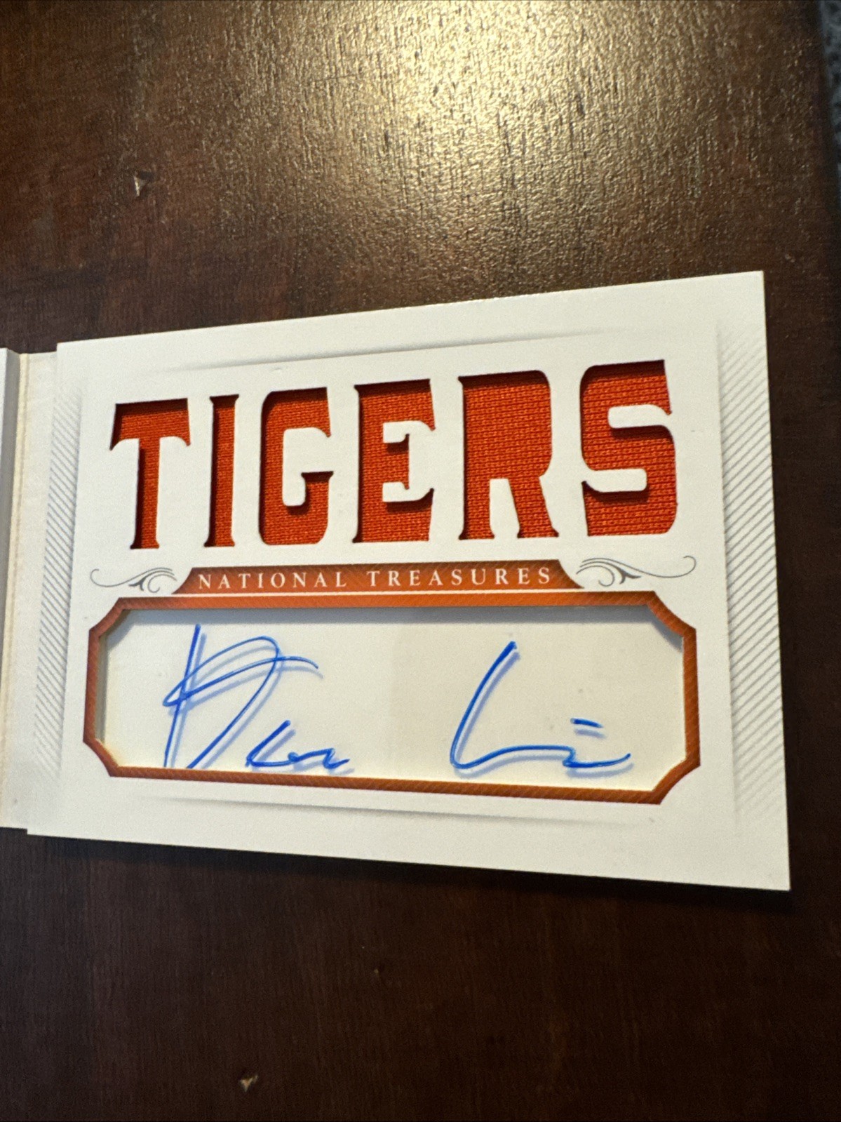2018 Panini National Treasures Collegiate #14 Deon Cain Booklet /10 Auto RC view 5
