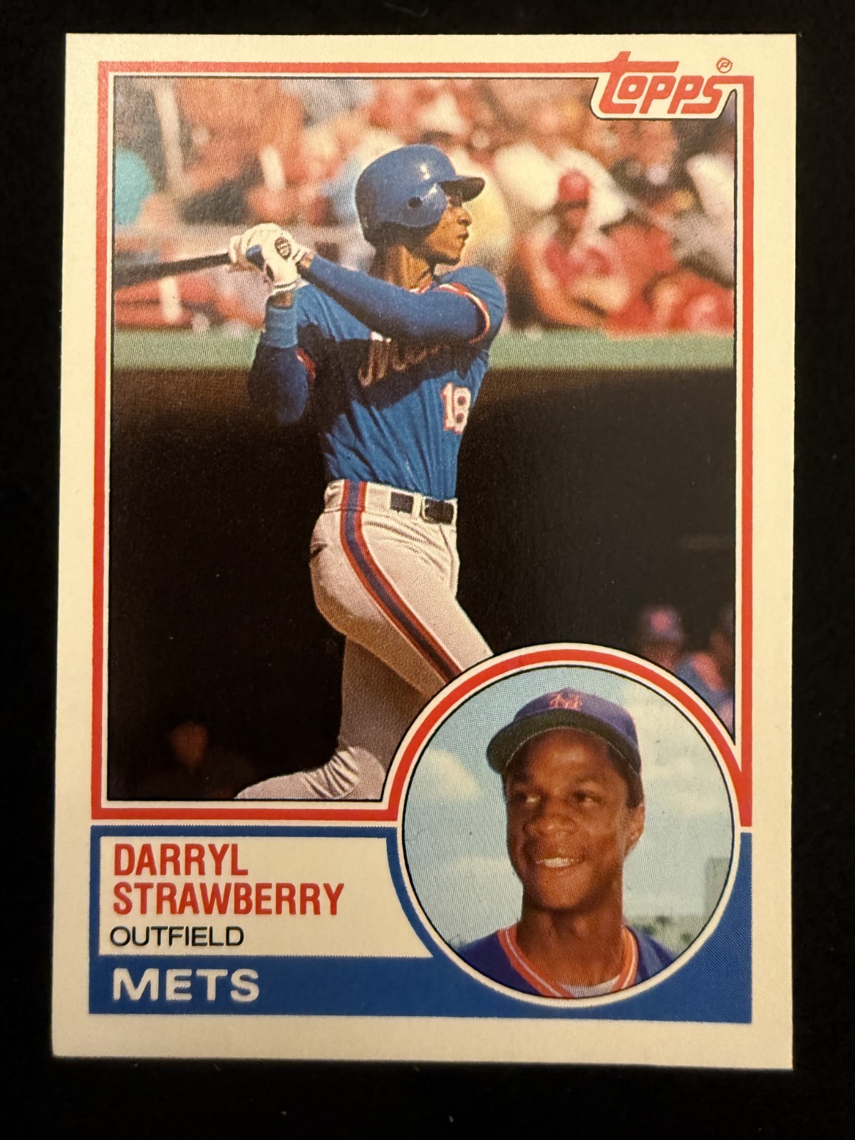 1983 Topps Traded Darryl Strawberry (#108T) MINT FASC Set Break, Rookie Card 