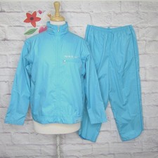 Vintage Nike Tracksuit Windbreaker Set Jacket Crop Pants 90's Y2K women's M 8/10